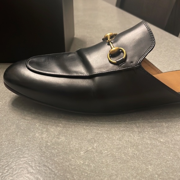 Gucci Princetown Horsebit Black Leather Round Toe Loafers. Used. - Picture 10 of 16